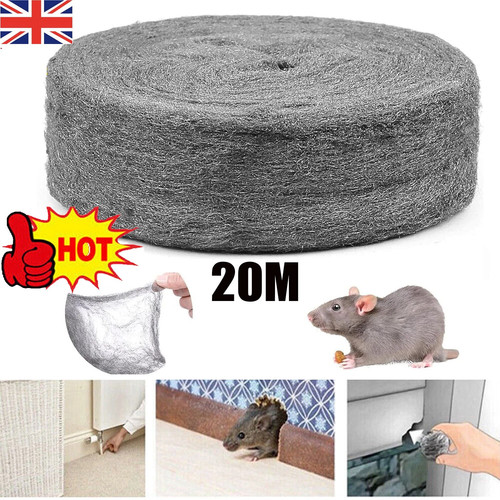 20m steel wire wool roll - steel,