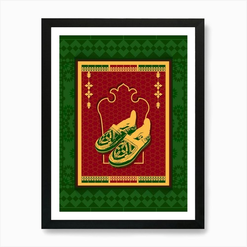 Traditional moroccan shoes art - traditional,