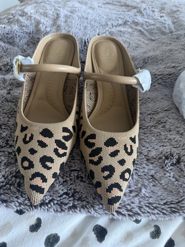 Cosy island leopard shoes wide - island,