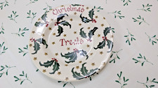 Emma Bridgewater Christmas 8.5 Inch Plate Holly & Gold Stars Personalised