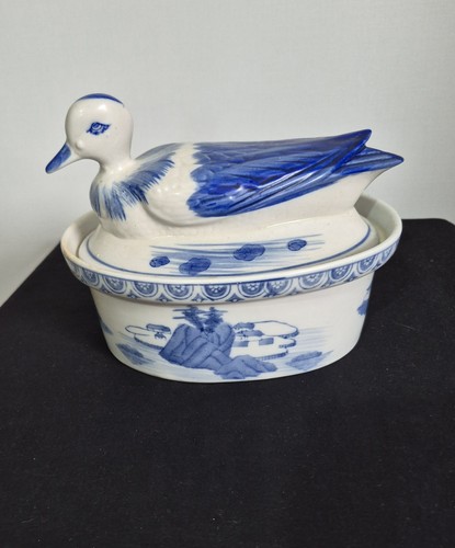 Blue and white - and,