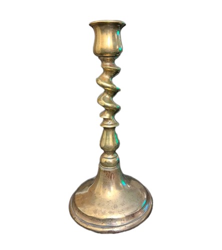 Vintage brass candlestick - candlestick,