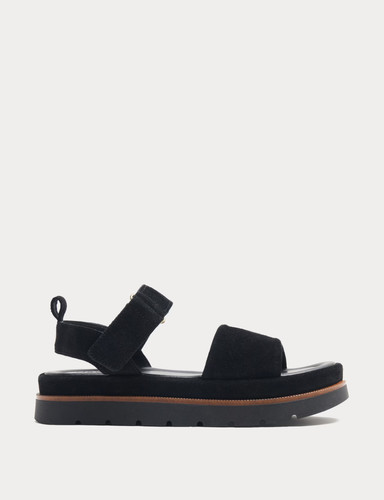 Ladies suede ankle strap - m&s,