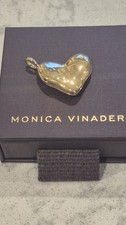 Monica Vinader  gold plated heart Locket PRE-ENGRAVED