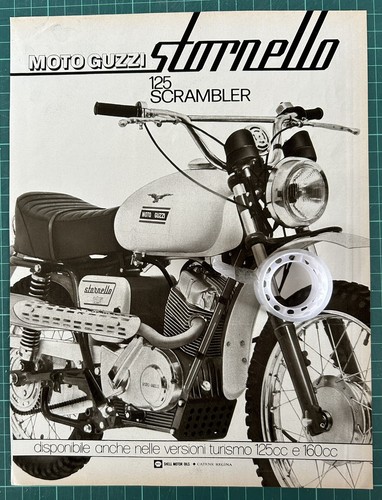 Rare advertising moto guzzi - rare,