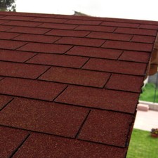 18pcs Red Asphalt Roof