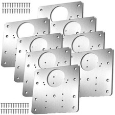8X Hinge Repair Plate Cabinet