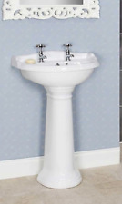 Full pedestal  bathroom basin