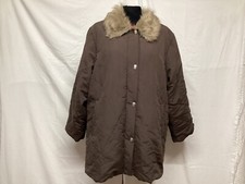 Claire Neuville Women's Jacket Faux Fur Collar Size 46/48 (VF02/06/12-23P)