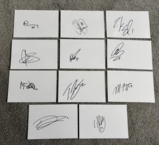 11 Middlesbrough FC - 2022/23 Season - Signed Cards! 