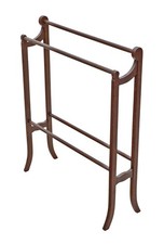 Antique c.1900 Oak Towel Rail Stand – Arts & Crafts, Fine Quality Rack