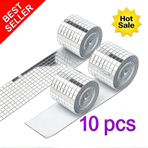 Glass mirror mosaic tiles self - mosaic,