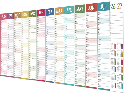 2026 2027 wall planner extra - 2026-2027,
