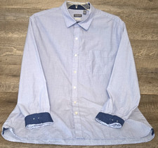 Van Heusen Originals Flip Cuff Classic Fit Men's Button-Down Shirt Size XL