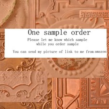 Faux tin ceiling tiles sample order,  it's only one tile  for extra tile