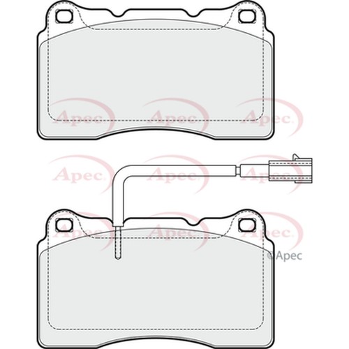 Brake pads set - pads, alfa