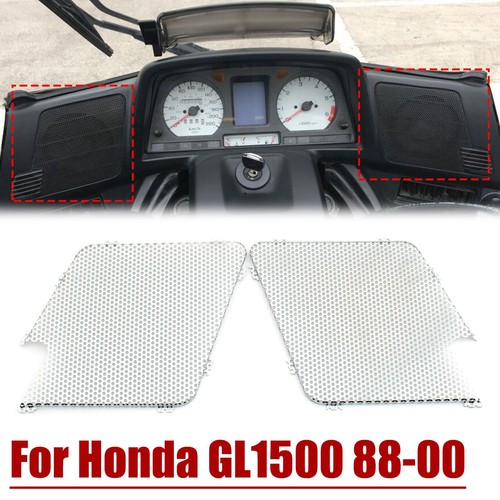 Chrome front speaker grill - front,