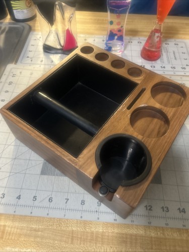 Espresso knock box tamping - box,
