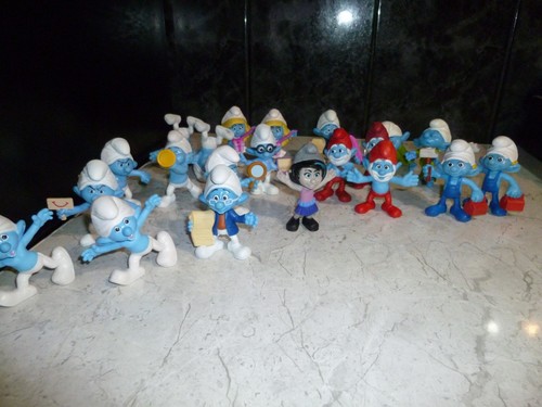 Mcdonalds smurfs x21 vgc - x21,