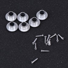 2Sets Guitar Tuner Bushing Ferrules for Semiclosed Guitar Pegheads with Screws