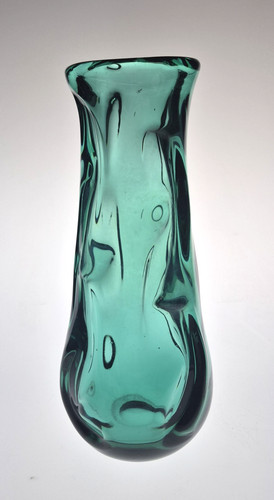 Whitefriars aqua tall knobbly - tall,