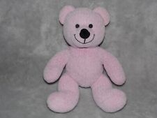 Mothercare bear soft toy pink teddy comforter chenille