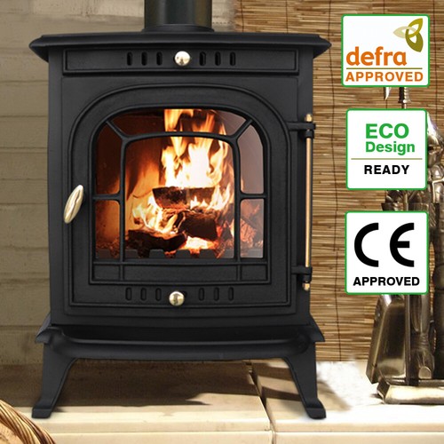 Cast iron multifuel stove 7kw - multifuel,