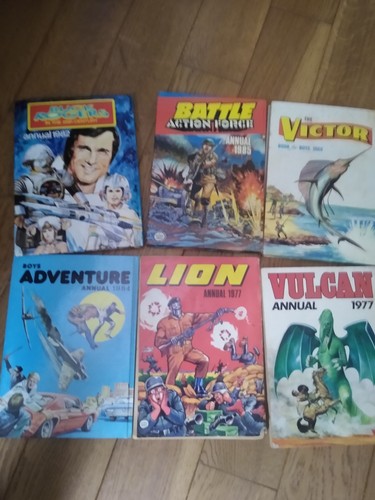 Boys comic annuals victor - comic,