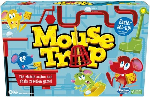 Hasbro gaming mouse trap - mouse, board