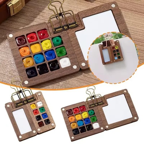Grid wooden palette box - wooden,