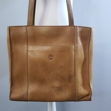 TIMBERLAND Tan Leather Shopper