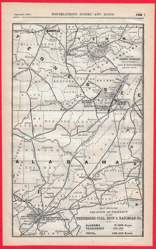 1890 map the tennessee - map,