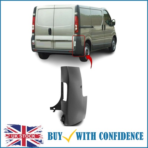 Rear bumper corner gray - corner,