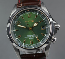 [Exc+5] SEIKO Alpinist 6R15-00E1 SARB017 Green Dial Automatic Men’s Watch...