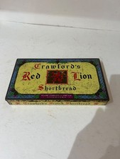 Old Vintage Tin Crawfords Red Lion Shortbread Edinburgh