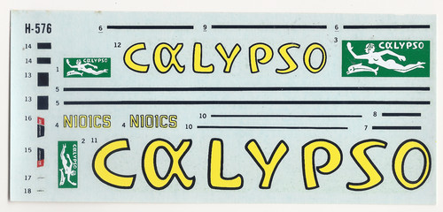 Revell vintage decal sheet - decal,
