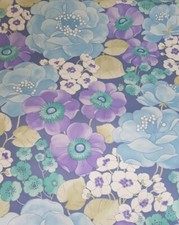 Vintage Blue & Purple Floral