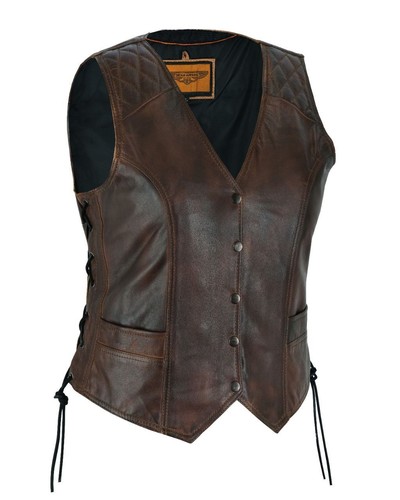 Distressed brown women - distressed,