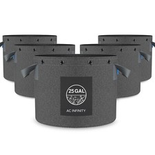 Heavy Duty Fabric Pots, 25
