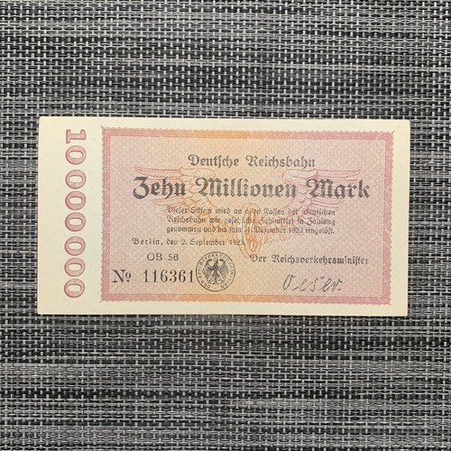 1923 german million mark - 10,