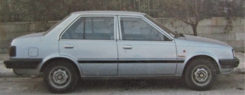 Nissan sunny b11 sedan model - sunny,
