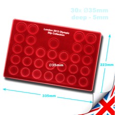 SCHULZ COIN TRAY Ideal for 50p - 30 Compartments - Collection Olympic 2012