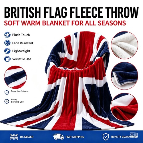 Luxury union jack - luxury, blanket