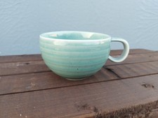 Pour La Maison, Jeff Banks Mint Green, Rimmed, Large Ceramic Mug