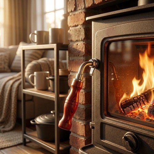 Red pear wood trimmed - red,
