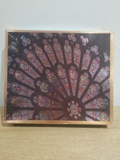  Vintage 1971 Western Publishing Golden Gothic Foil Jigsaw Puzzle, Notre Dame