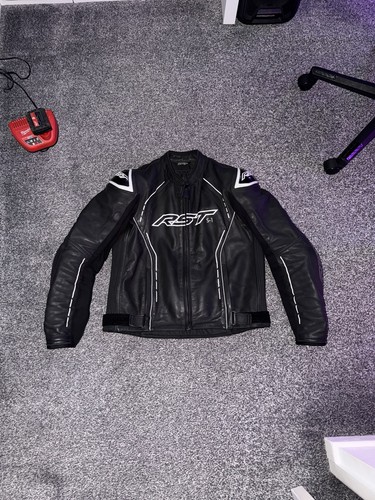 Rst leather jacket - leather,