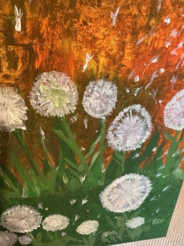 Make wish acrylic canvas - a, on