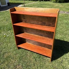 Vintage Light Oak Bookcase