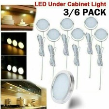 3/6Pcs LED Mains Under Cabinet